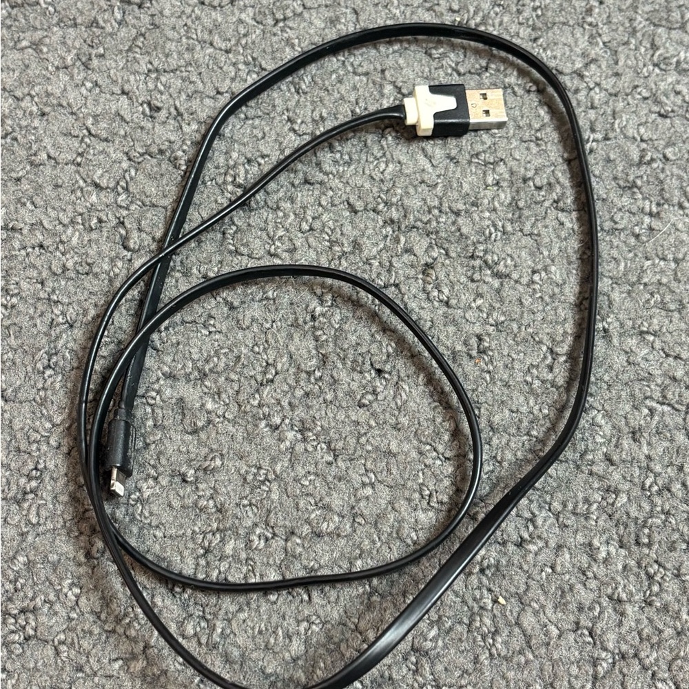 Wireless Gear USB C Charge Cable Black